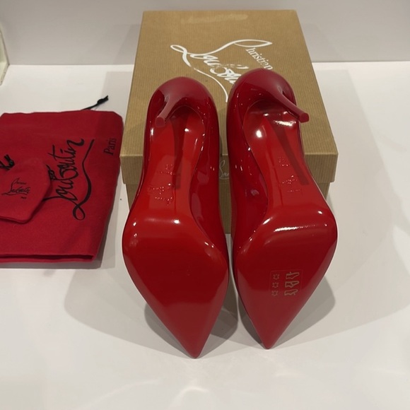 Christian Louboutin Pigalle Follies 100 Patent Leather Pumps BNIB 35 - Picture 5 of 5